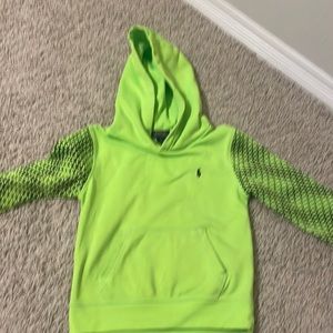 Ralph Lauren Lime Green Hoodie Size 6